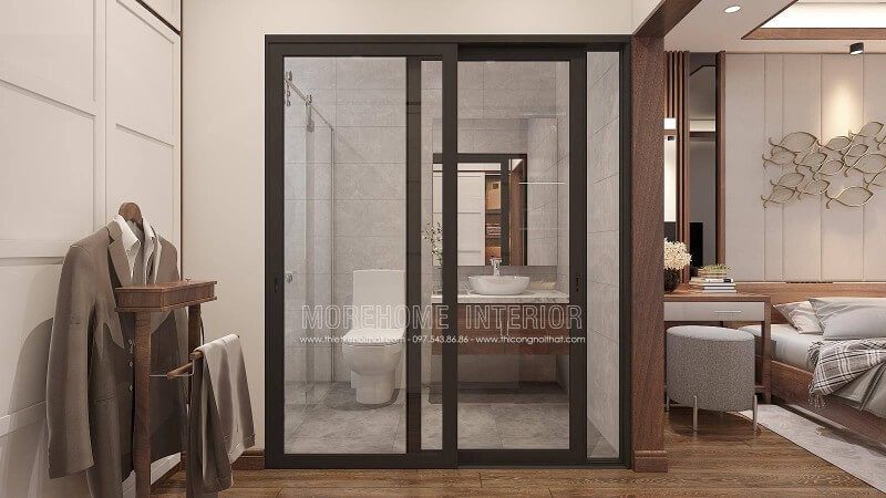 Mẫu bố trí phòng ngủ nam theo phong cách hiện đại, đẹp đẽ và độc đáo, phù hợp với các không gian lớn như chung cư, biệt thự, nhà phố.