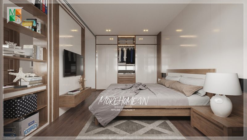 Giường ngủ với kiểu dáng đơn giản sẽ làm cho không gian trở nên đẹp và sang trọng hơn, cùng với những giấc ngủ êm ái.